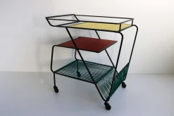 Niederländischer Vintage Servierwagen von Dico, 1950er