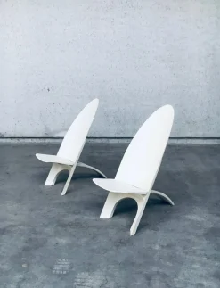 Niederländisches Sessel Set von Dr. B Schwarz für Demury, 1980er, 2er Set