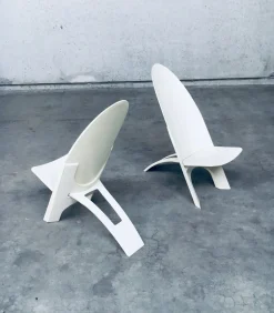 Niederländisches Sessel Set von Dr. B Schwarz für Demury, 1980er, 2er Set