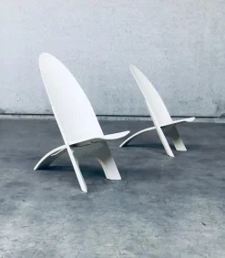 Niederländisches Sessel Set von Dr. B Schwarz für Demury, 1980er, 2er Set