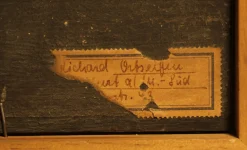 Niederländische Wirtshausszene mit Würfelspielern, 17. Jh., Öl auf Holz, gerahmt