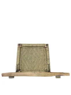 Niedrige indische handgeschnitzte Stühle mit Elefanten-Rückenlehne, 1950er, 2er Set