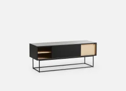 Niedriges Virka Sideboard in Schwarz und Weiß von Ropke Design und Moaak