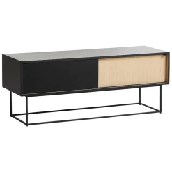 Niedriges Virka Sideboard in Schwarz und Weiß von Ropke Design und Moaak