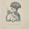 Noel François Bertrand, Peruanische Schönheit, Radierung, 19. Jh