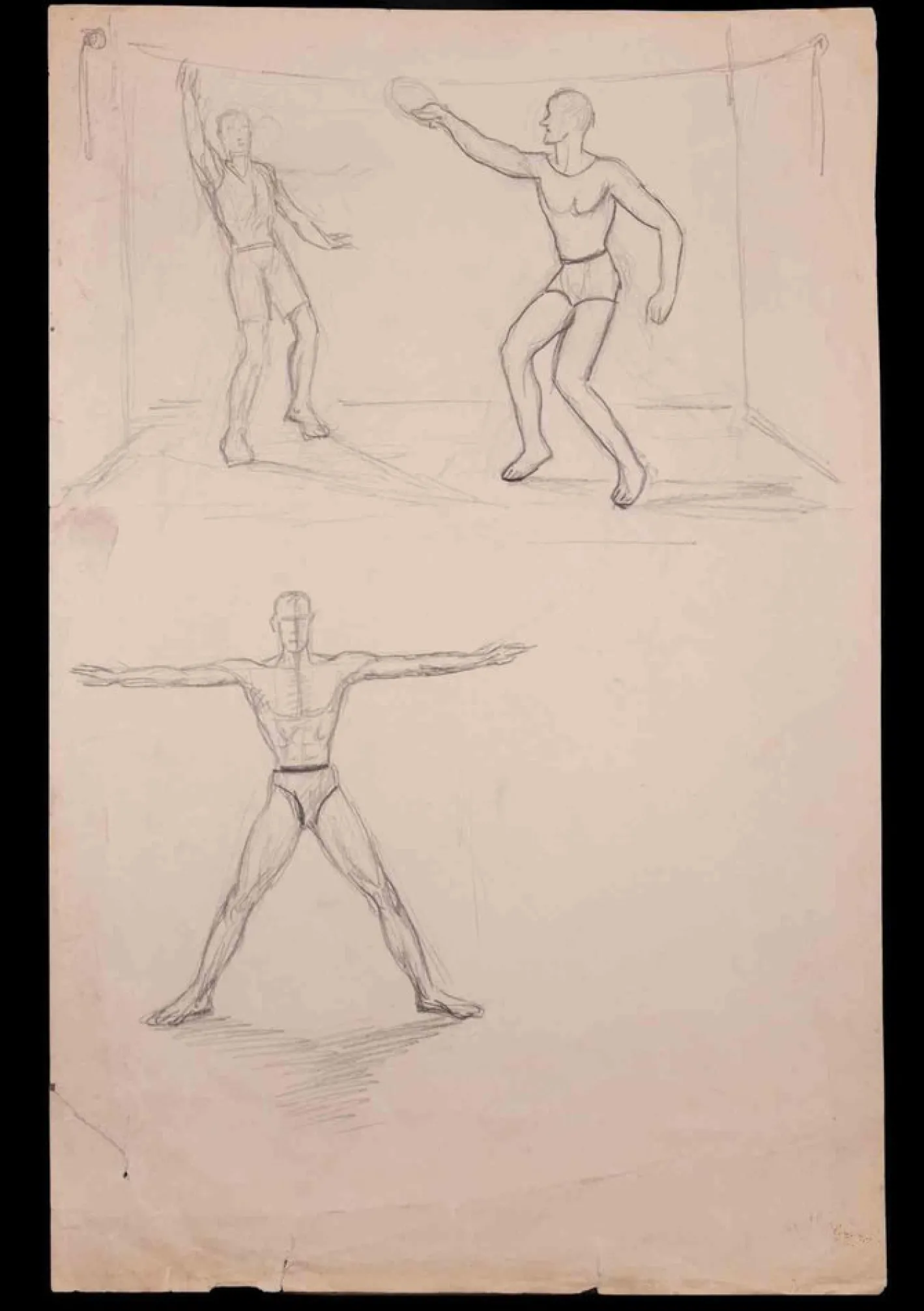 Norbert Meyre, Übungen, Zeichnen mit Bleistift, Frühes 20. Jh