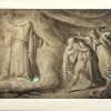 Nordischer Künstler, Hexerei, Tinte und Bleiweiß auf Papier, 17. Jh