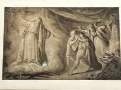 Nordischer Künstler, Hexerei, Tinte und Bleiweiß auf Papier, 17. Jh