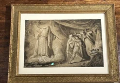 Nordischer Künstler, Hexerei, Tinte und Bleiweiß auf Papier, 17. Jh
