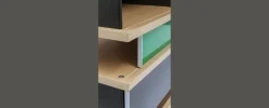 Nuage À Plots aus Holz und Aluminium von Charlotte Perriand für Cassina