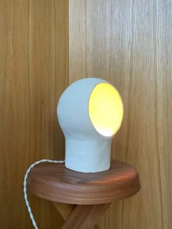 Nuvole II Keramik Tischlampe von Renzo Maar