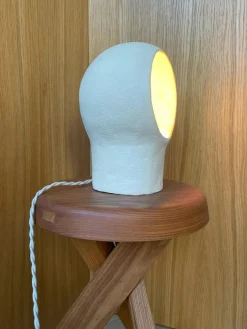 Nuvole II Keramik Tischlampe von Renzo Maar