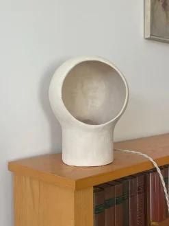 Nuvole II Keramik Tischlampe von Renzo Maar