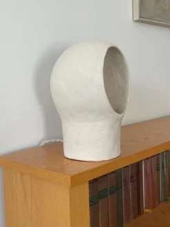 Nuvole II Keramik Tischlampe von Renzo Maar