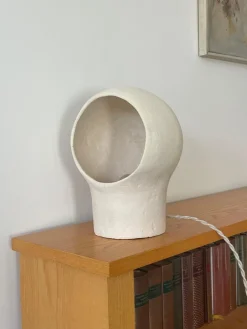 Nuvole II Keramik Tischlampe von Renzo Maar