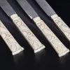 Obstmesser aus Sterling Silber und Edelstahl von Evald Nielsen, 1930er, 4er Set