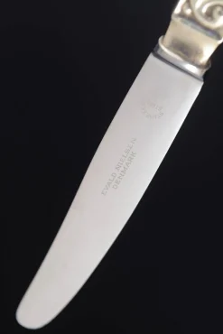 Obstmesser aus Sterling Silber und Edelstahl von Evald Nielsen, 1930er, 4er Set