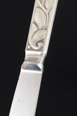 Obstmesser aus Sterling Silber und Edelstahl von Evald Nielsen, 1930er, 4er Set