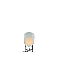 Oda Small in Moonlight Weiß & Schwarz Tischlampe von Sebastian Herkner für Pulpo
