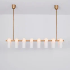 Odyssey Linear LG Messing Kronleuchter von Schwung