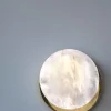 Ofione Wandlampe aus gebürstetem schwarzem Metall von Alabastro Italiano