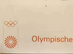 Olympische Spiele München Poster von Pierre Soulages, 1972