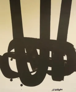 Olympische Spiele München Poster von Pierre Soulages, 1972