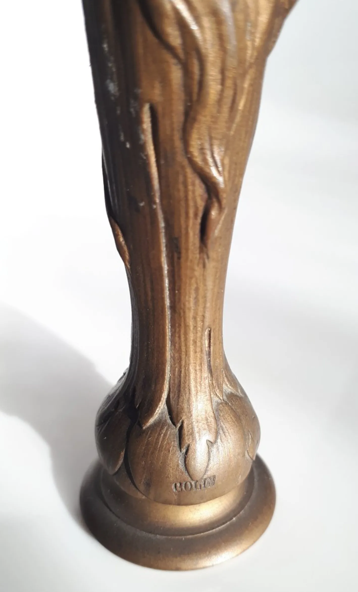 Ophelia aus Vergoldeter Bronze von Maurice Bouval, 1890er
