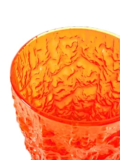 Orangefarbene Gläser von Geoffrey Baxter für Whitefriars, 1960er, 6er Set