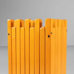 Orangefarbener Übertopf von Ettore Sottsass für Poltronova, 1970er