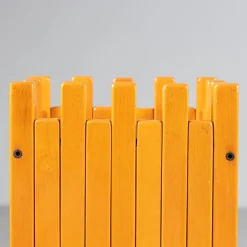 Orangefarbener Übertopf von Ettore Sottsass für Poltronova, 1970er