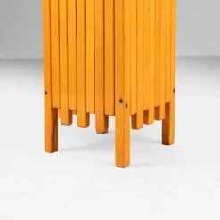 Orangefarbener Übertopf von Ettore Sottsass für Poltronova, 1970er
