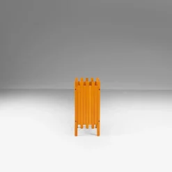 Orangefarbener Übertopf von Ettore Sottsass für Poltronova, 1970er