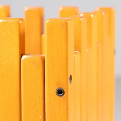Orangefarbener Übertopf von Ettore Sottsass für Poltronova, 1970er