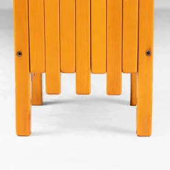 Orangefarbener Übertopf von Ettore Sottsass für Poltronova, 1970er