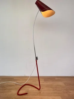 Organische Mid-Century Modern Stehlampe von Josef Hůrka, 1950