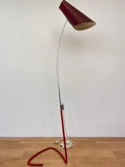 Organische Mid-Century Modern Stehlampe von Josef Hůrka, 1950
