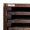 Original Buchdruckmaschine Regal, 1920er