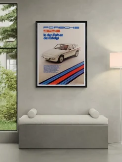 Originales Porsche Poster, 1970er