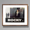 Originale Vintage Rocky Lobby Karte in Braun gerahmt, 1976