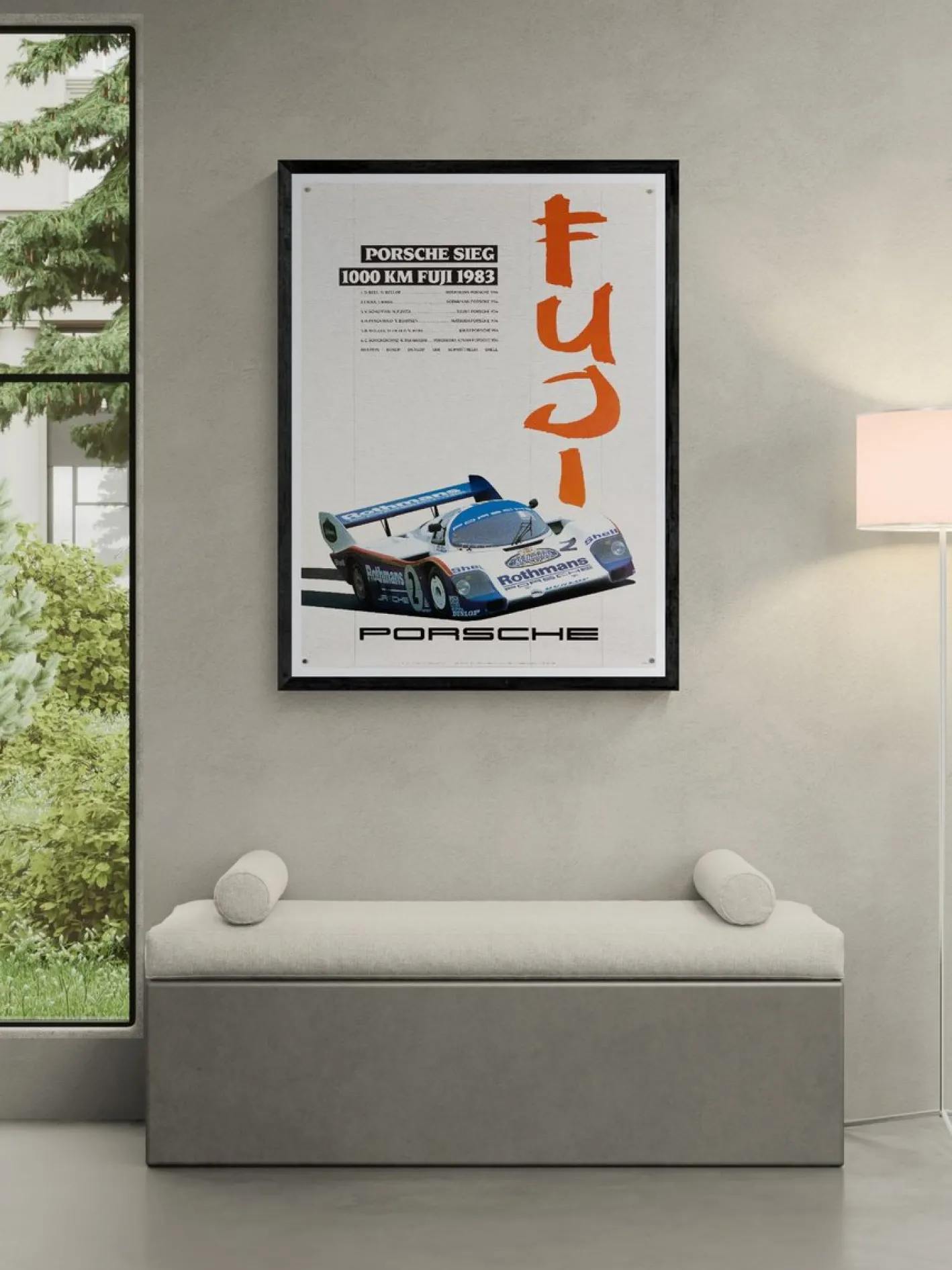 Original Porsche Poster, 1983