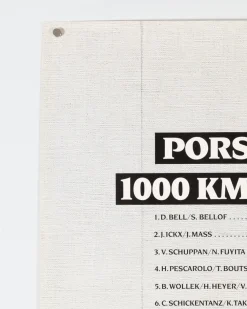 Original Porsche Poster, 1983