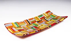 Ormesino R30 Schale aus buntem Muranoglas von Stefano Birello für VeVe Glas, 2019