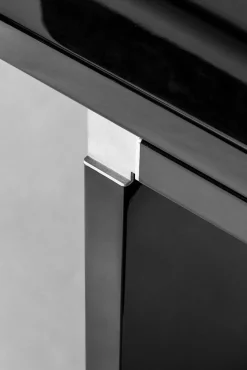 Orseolo Console Table in Black Lacquered Wood by Carlo Scarpa for Simon-Gavina, 1972