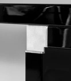 Orseolo Console Table in Black Lacquered Wood by Carlo Scarpa for Simon-Gavina, 1972
