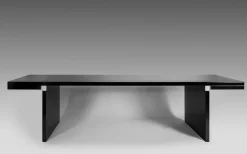 Orseolo Console Table in Black Lacquered Wood by Carlo Scarpa for Simon-Gavina, 1972