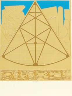 Ostermalm - Original Siebdruck von Lucio del Pezzo 1972