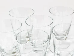 Oswald Haerdtl zugeschriebene Mid-Century Weingläser aus Kristallglas, Österreich, 1950er, 6er Set
