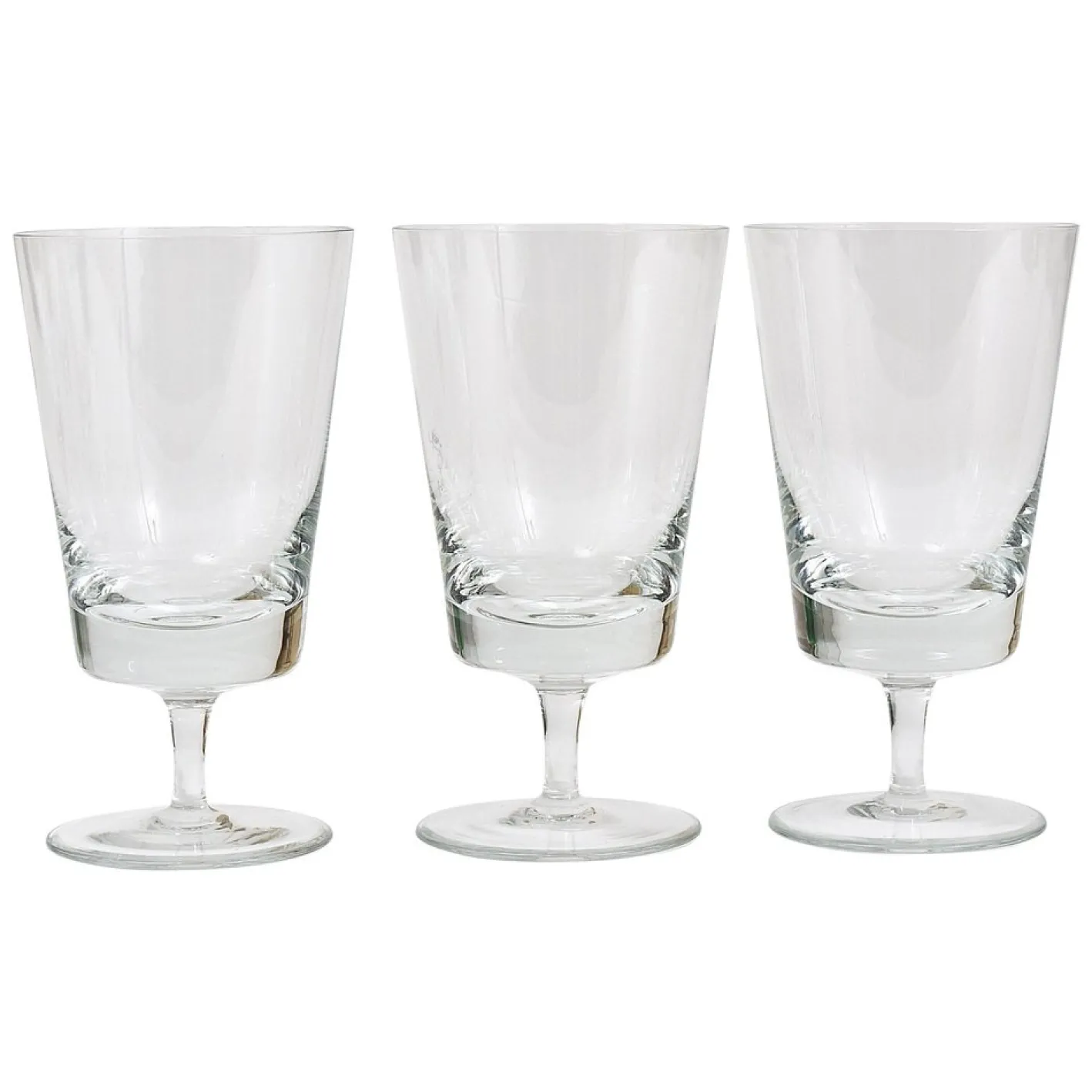 Oswald Haerdtl zugeschriebene Mid-Century Weingläser aus Kristallglas, Österreich, 1950er, 6er Set