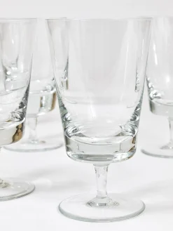 Oswald Haerdtl zugeschriebene Mid-Century Weingläser aus Kristallglas, Österreich, 1950er, 6er Set